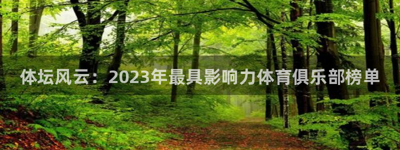 3377体育官网下载平台注册流程视频:体坛风云:2023年最